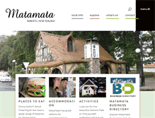 Tablet Screenshot of matamatanz.co.nz